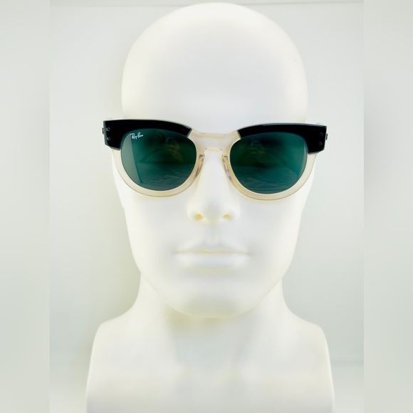 Ray-Ban Mega Hawkeye Sunglasses RB0298S black Transparent Frame Gray Lenses main image 12